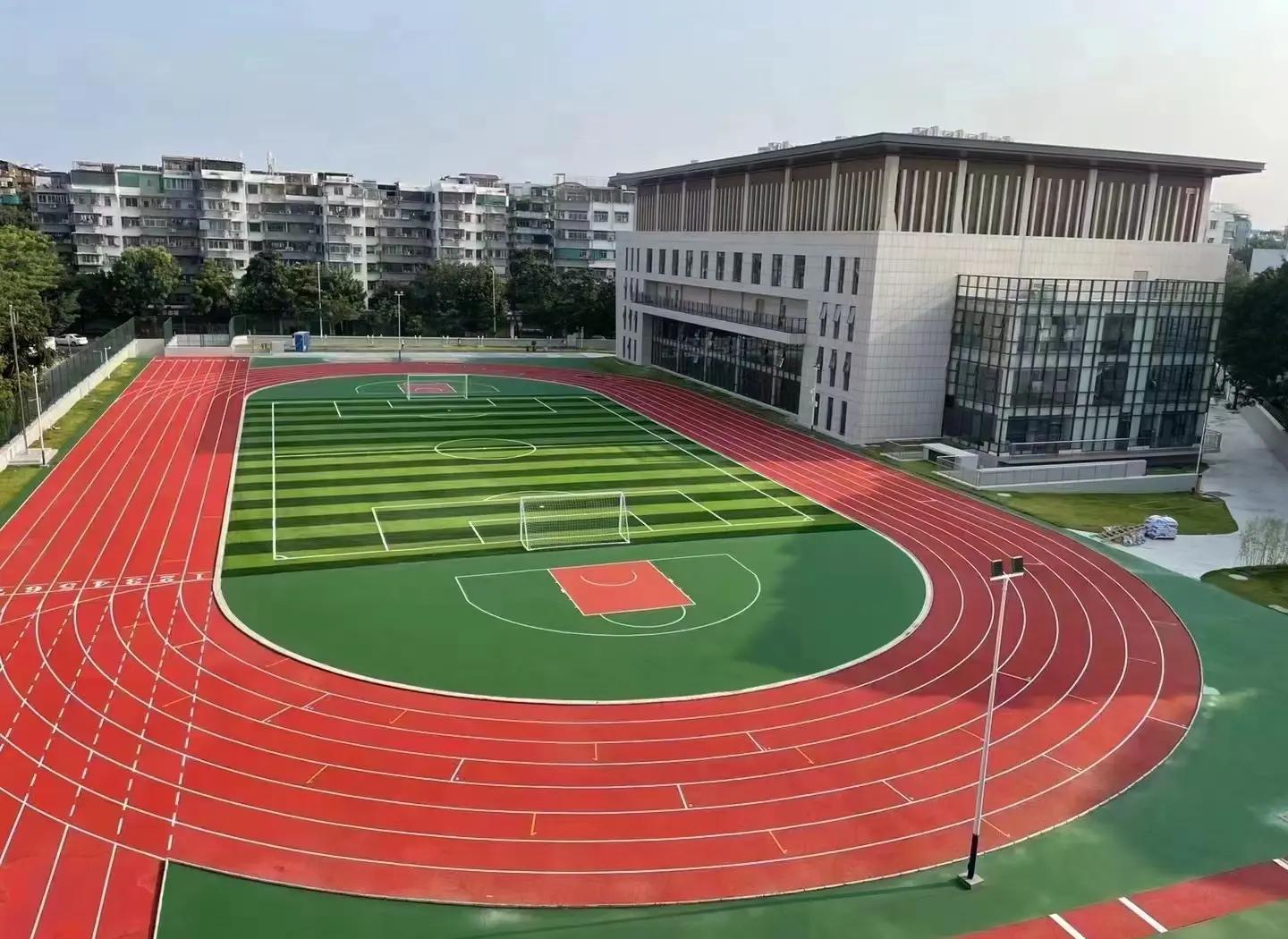 呼伦贝尔市学校塑胶跑道塑胶篮球场 - 方案